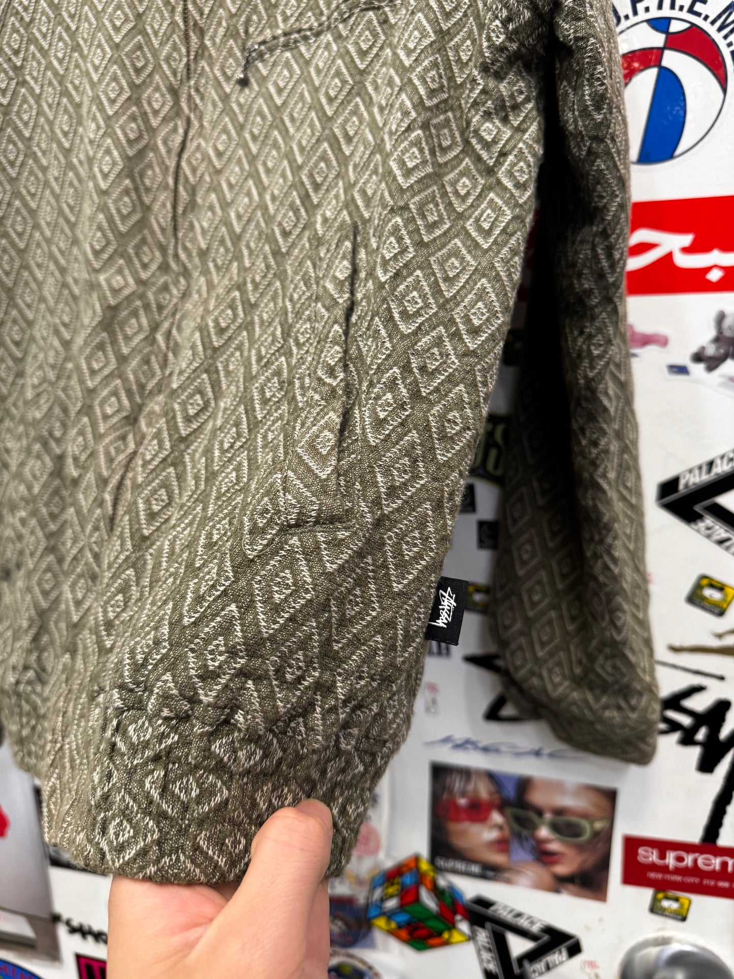 Stussy Collared Zip Up Jacket