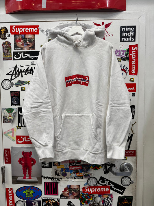 Supreme CDG White Hoodie 2017